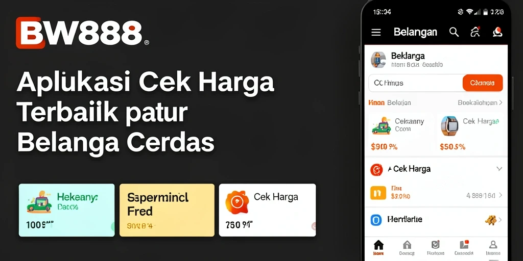 Tampilan antarmuka BW888 untuk cek harga produk.