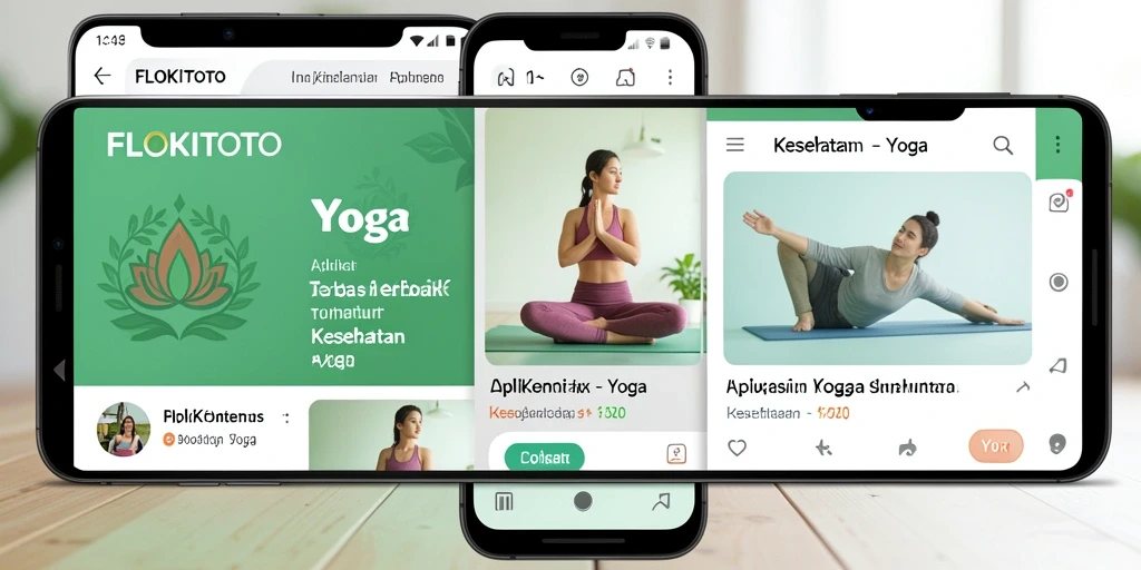Tampilan antarmuka aplikasi FLOKITOTO yang modern dan fungsional.