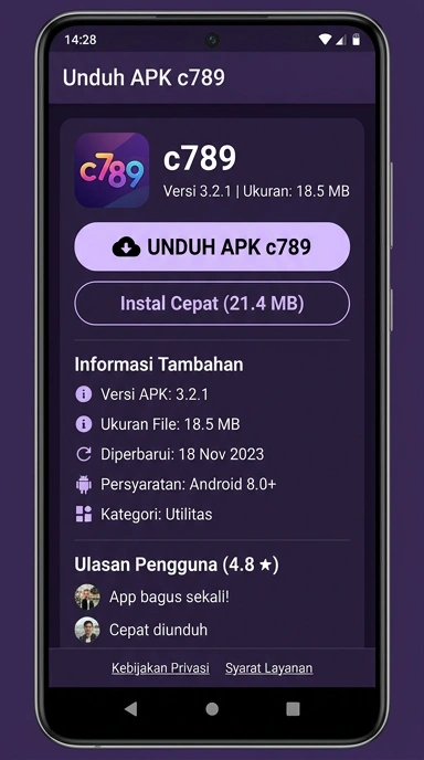 Unduh dan Instal APK c789 untuk Android di Indonesia